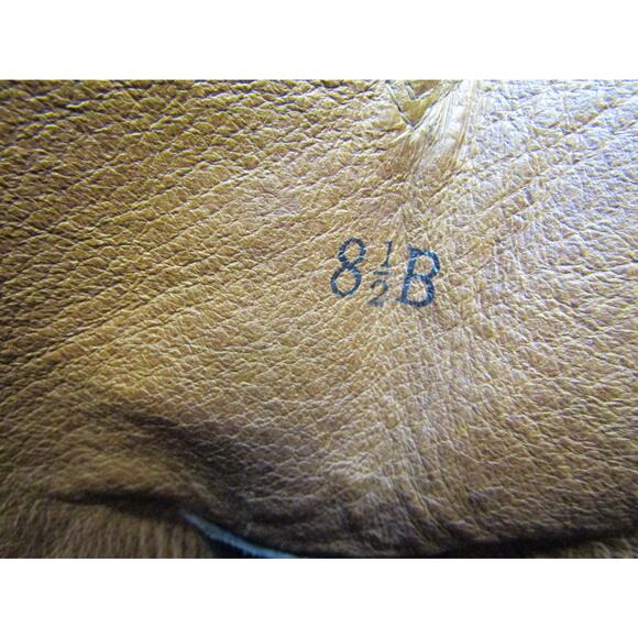 Ariat Womens Size 9.5 B Brown Leather Cowboy Western Boots - Picture 10 of 11